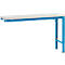 Manuflex aanbouwtafel UNIVERSAL Speciaal, 1500 x 800 mm, kunststof lichtgrijs, lichtblauw