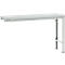 Manuflex aanbouwtafel UNIVERSAL Speciaal, 1500 x 800 mm, kunststof lichtgrijs, lichtgrijs