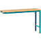 Manuflex aanbouwtafel UNIVERSAL Speciaal, 1500 x 800 mm, multiplex natuur, waterblauw