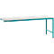 Manuflex aanbouwtafel UNIVERSAL Speciaal, tafelblad kunststof, 2000 x 1000, waterblauw