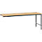 Manuflex aanbouwtafel UNIVERSAL Speciaal, tafelblad multiplex, 2000 x 1000, antraciet