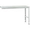 Manuflex aanbouwtafel UNIVERSAL Standaard, 1500 x 800 mm, kunststof lichtgrijs, lichtgrijs