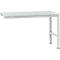 Manuflex aanbouwtafel UNIVERSAL Standaard, tafelblad kunststof, 1500 x 1000, lichtgrijs