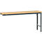 Manuflex Ansatztisch UNIVERSAL Spezial, 1750 x 800 mm, Multiplex natur, anthrazit