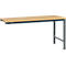 Manuflex Ansatztisch UNIVERSAL Spezial, Tischplatte Multiplex, 1750x1000, anthrazit