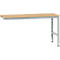 Manuflex Ansatztisch UNIVERSAL Standard, 1750 x 800 mm, Multiplex natur, alusilber