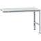 Manuflex Ansatztisch UNIVERSAL Standard, Tischplatte Kunststoff, 1500x1000, alusilber