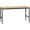 Manuflex Arbeitstisch UNIVERSAL Standard, 1750 x 1000 mm, Multiplex natur, anthrazit