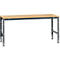 Manuflex Arbeitstisch UNIVERSAL Standard, 2000 x 1000 mm, Multiplex natur, anthrazit
