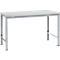 Manuflex basistafel UNIVERSAL Speciaal, 1500 x 1000 mm, kunststof lichtgrijs, aluminium zilver