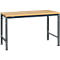 Manuflex basistafel UNIVERSAL Speciaal, 1500 x 1000 mm, multiplex natuur, antraciet
