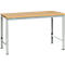 Manuflex basistafel UNIVERSAL Speciaal, 1500 x 1000 mm, multiplex natuur, lichtgrijs