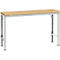 Manuflex basistafel UNIVERSAL Speciaal, 1500 x 800 mm, multiplex natuur, lichtgrijs