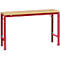 Manuflex basistafel UNIVERSAL Speciaal, 1500 x 800 mm, multiplex natuur, robijnrood