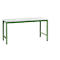Manuflex basistafel UNIVERSAL Speciaal, 1750 x 1000 mm, kunststof lichtgrijs, resedagroen