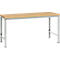 Manuflex basistafel UNIVERSAL Speciaal, 1750 x 1000 mm, multiplex natuur, lichtgrijs