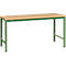 Manuflex basistafel UNIVERSAL Speciaal, 1750 x 1000 mm, multiplex natuur, resedagroen