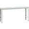 Manuflex basistafel UNIVERSAL Speciaal, 1750 x 800 mm, kunststof lichtgrijs, lichtgrijs