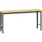 Manuflex basistafel UNIVERSAL Speciaal, 1750 x 800 mm, multiplex natuur, antraciet