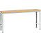 Manuflex basistafel UNIVERSAL Speciaal, 1750 x 800 mm, multiplex natuur, lichtgrijs