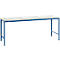Manuflex basistafel UNIVERSAL Speciaal, 2000 x 1000 mm, kunststof lichtgrijs, briljantblauw