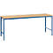Manuflex basistafel UNIVERSAL Speciaal, 2000 x 1000 mm, multiplex natuur, briljantblauw
