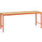 Manuflex basistafel UNIVERSAL Speciaal, 2000 x 1000 mm, multiplex natuur, roodoranje