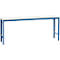 Manuflex basistafel UNIVERSAL Speciaal, 2000 x 800 mm, kunststof lichtgrijs, briljantblauw