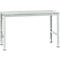 Manuflex basistafel UNIVERSAL Standaard, tafelblad kunststof, 1500 x 800, lichtgrijs