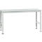 Manuflex basistafel UNIVERSAL Standaard, tafelblad kunststof, 1750 x 800, lichtgrijs
