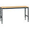Manuflex basistafel UNIVERSAL Standaard, tafelblad multiplex, 1750 x 800, antraciet