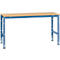 Manuflex basistafel UNIVERSAL Standaard, tafelblad multiplex, 1750 x 800, briljantblauw