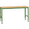 Manuflex basistafel UNIVERSAL Standaard, tafelblad multiplex, 1750 x 800, resedagroen