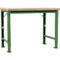 Manuflex werkbank Profi speciaal, tafelblad kunststof, 1250 x 700 mm, robijnrood