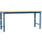 Manuflex werkbank Profi speciaal, tafelblad kunststof, 2000 x 700 mm, briljantblauw