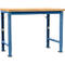 Manuflex werkbank Profi speciaal, tafelblad multiplex, 1250 x 700 mm, briljantblauw
