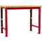 Manuflex werkbank Profi speciaal, tafelblad multiplex, 1250 x 700 mm, robijnrood