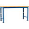 Manuflex werkbank Profi speciaal, tafelblad multiplex, 1750 x 700 mm, briljantblauw