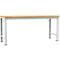 Manuflex werkbank Profi speciaal, tafelblad multiplex, 2000 x 700 mm, lichtgrijs