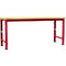 Manuflex werkbank Profi speciaal, tafelblad multiplex, 2000 x 700 mm, robijnrood