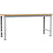 Manuflex Werkbank Profi Spezial, Tischplatte Kunststoff, 2000 x 700 mm, alusilber