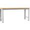 Manuflex Werkbank Profi Spezial, Tischplatte Multiplex, 2000 x 700 mm, alusilber