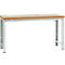 Manuflex werkbank Profi standaard, Tafelblad multiplex B 1750 x D 700, lichtgrijs