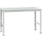 Manuflex werktafel UNIVERSAL Standaard, 1500 x 1000 mm, kunststof lichtgrijs, lichtgrijs
