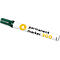 Marcador permanente S. 300, punta redonda, ancho de trazo 1,5-3 mm, resistente al agua, se puede guardar abierto, aluminio y plástico, verde, 1 unidad