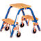 Marche-pied sur roues en Leichtstahl®, 2 marches