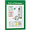 Marco informativo DURABLE Duraframe, DIN A4, 10 piezas, verde