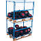 Marco superpuesto de palet tipo 64, 1200 x 800 x 1000 mm, lacado