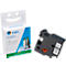 Markeerlint compatibel met Dymo® Markeerlint D1/45803, zelfklevend, wit/zwart, kunststof, L 7 m x B 19 mm