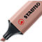 Markeerstift STABILO® BOSS Original NatureCOLORS, wigvormige punt, lichtecht, sneldrogend, umbra, 10 stuks